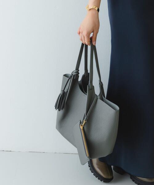 れいです。トートバッグとポーチのセット レイジースーザン トートバッグ＆ポーチセット(ブラック)【eGift