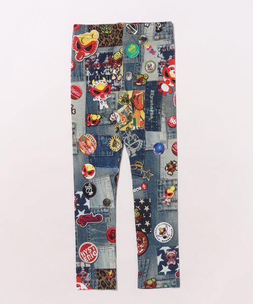 HYSTERIC MINI（ヒステリックミニ） パンツ SCRATCH DENIM総柄 