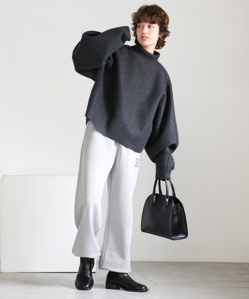 tシャツ ブークレスタンドリブトップス レディース select MOCA tシャツ ブークレスタンドリブトップス レディース