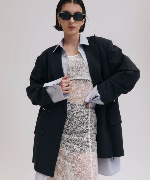 ワンピース josemoon JOSE MOON ワンピース MOTIF KNIT DRESS/モチーフニットドレス