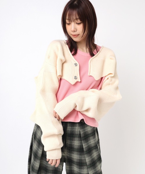 RNA（アールエヌエー） カーディガン K2706 トゲトゲカーディガン