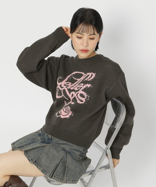ニット セーター CAVISH／クラシックローズニット レディース Cavish ニット セーター CAVISH／クラシックローズニット