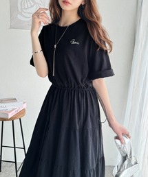  *大人可愛い*サラッと通気性◎ティアードワンピース classicalelf ワンピース 毎日着たい、大人カジュアルの正解。綿