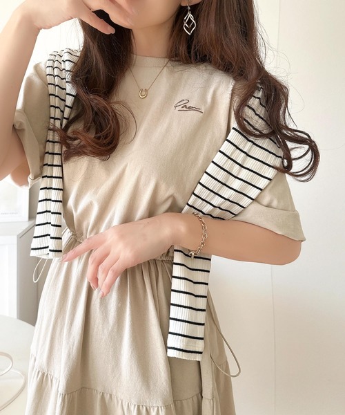 *お値下げしました*weakend 23SSカットソーティアードワンピース お値下げしました*weakend 23SSカットソーティアードワンピース