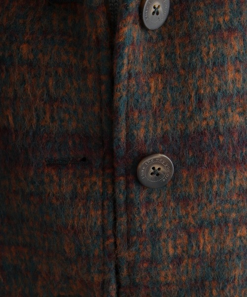 Emago（イマゴ） コート アウター 起毛チェックロングコート