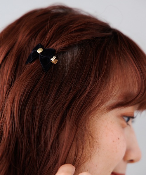 flower ヘアクリップ キトゥンリボンクリップ(2pc) : ZOZOTOWN Yahoo