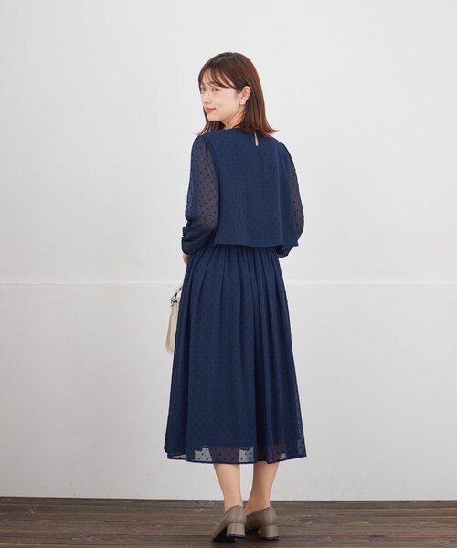 Tiaclasse ワンピース シフォンドレープワンピース : ZOZOTOWN Yahoo