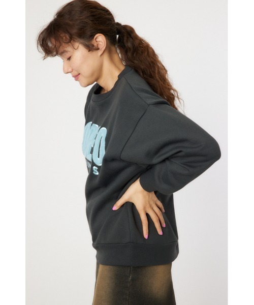 RODEO CROWNS WIDE BOWL トレーナー スウェット フェイクファーロゴ