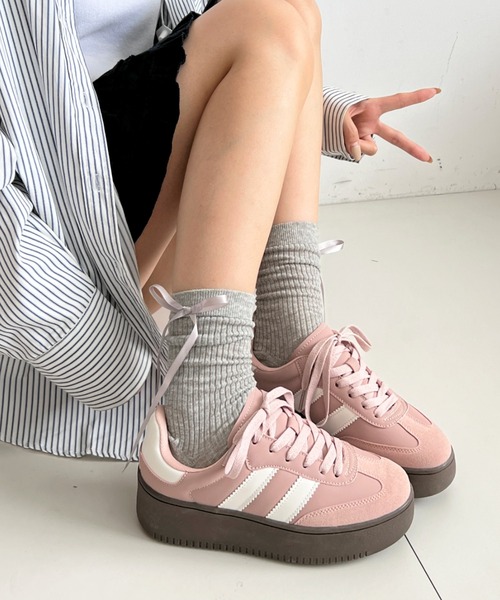 なるページ Shoes in Closet スニーカー 「新色3色追加」軽量厚底