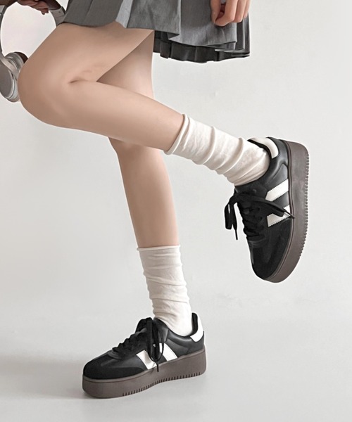 【まとめ買いページ】30%OFF適用済み Shoes in Closet スニーカー 「新色3色追加」軽量厚底