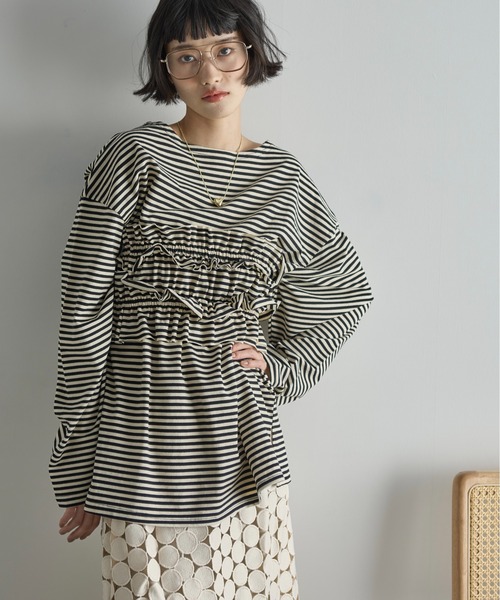tシャツ ビスチェ セット ロング Tシャツ レディース FREAK'S STORE tシャツ マルチウェイ ビスチェ ロンT セット