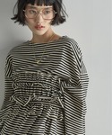 tシャツ フリルビスチェセットルーズフィットロ...の詳細画像2