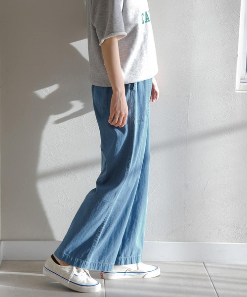 デニムブルー ベイカーイージーパンツ サイズ36 URBAN RESEARCH Sonny Label（アーバンリサーチサニーレーベル
