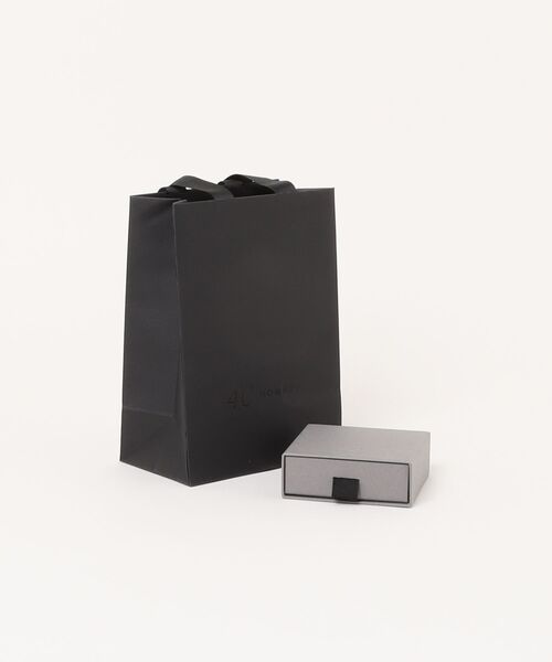 4℃ HOMME+（ヨンドシーオムプラス） ピアス シルバー フープ ピアス