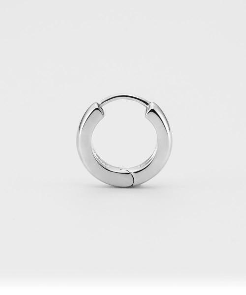 4℃ HOMME+（ヨンドシーオムプラス） ピアス シルバー フープ ピアス