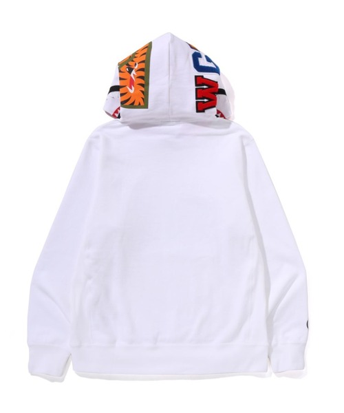 A・BATHING APE シャークパーカー ホワイト 白 A BATHING APE パーカー ABC CAMO SHARK PULLOVER HOODIE メンズ