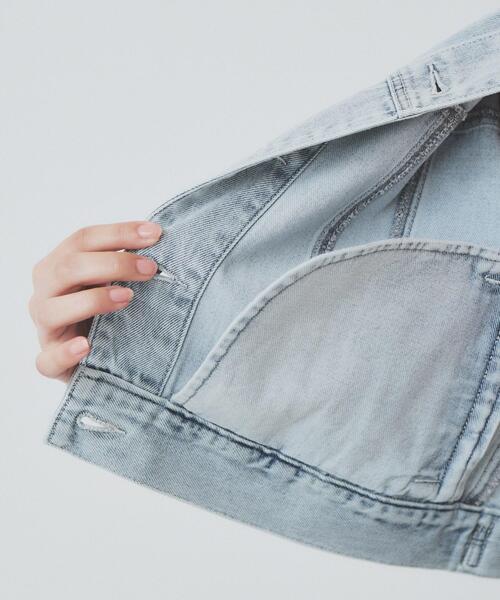 index（インデックス） デニムジャケット gジャン ノーカラーGジャン