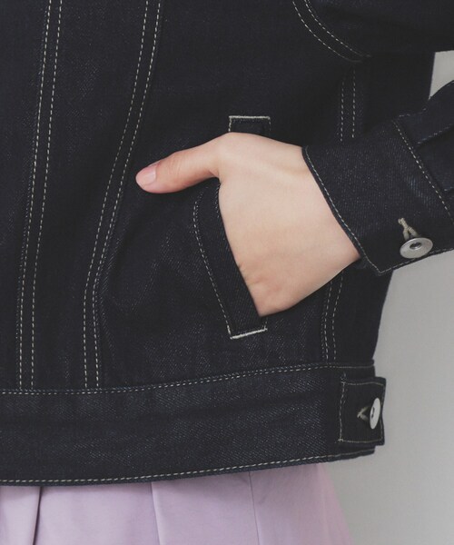 girlishhf ジーンジャケット　新品未使用タグ付き 23区（ニジュウサンク） ジャケット ノーカラージャケット 「滝沢