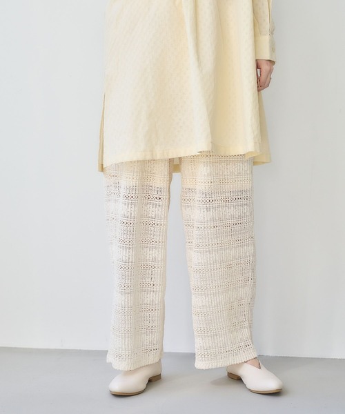 studio CLIP パンツ プチフラワーレースパンツ レディース : ZOZOTOWN