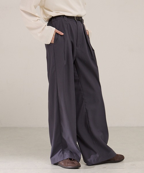 EMMA CLOTHES（エマクローズ） ワイドパンツ スラックス バルーン