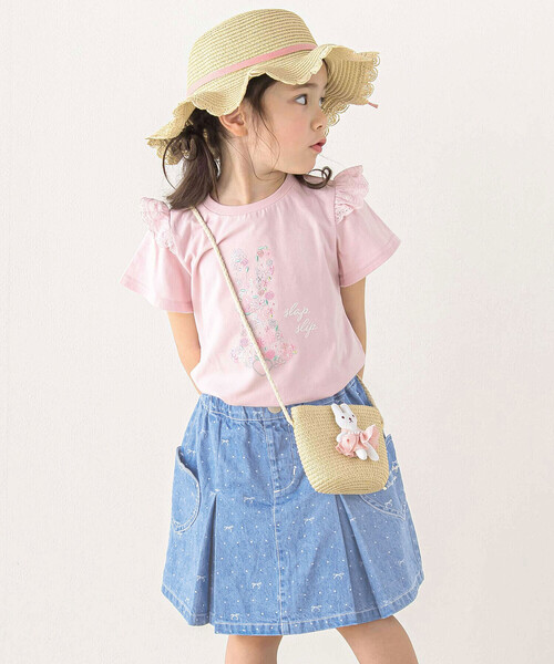 SLAP SLIP（スラップスリップ） スカート ドットリボンプリント柄