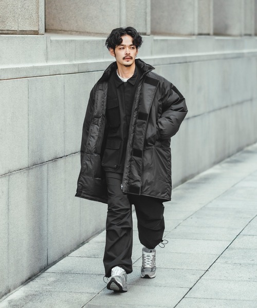 「improves」 ダウンコート MEDIUM オリーブ メンズ_画像6