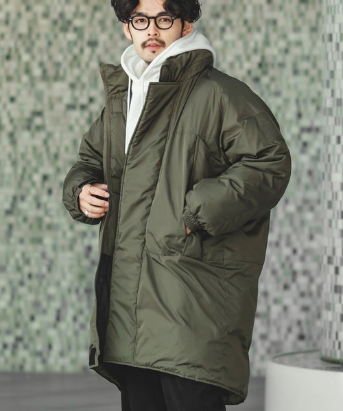「improves」 ダウンコート MEDIUM オリーブ メンズ_画像7