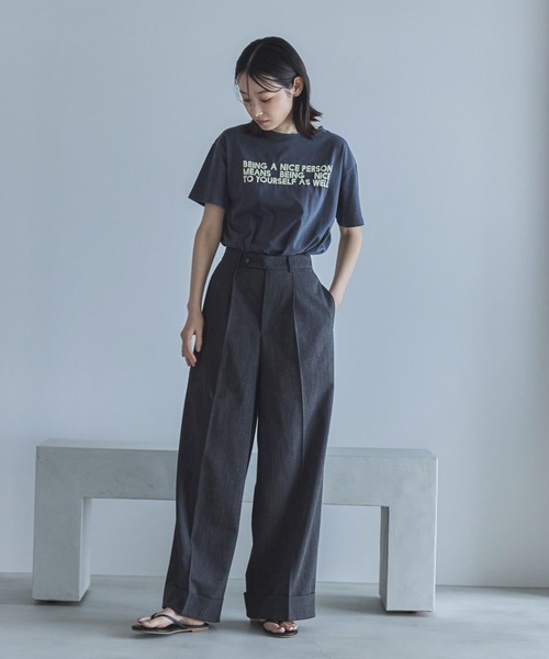 feepur tシャツ ピグメントロゴTee レディース : ZOZOTOWN Yahoo