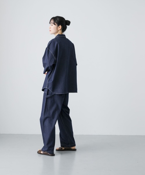 かぐれ｜コットンリネンデニムペインターパンツ | Rakuten