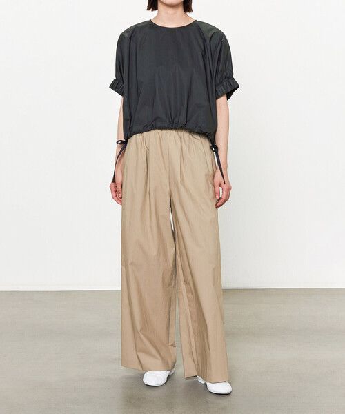 ブラウス シャツ nicholson ＆ nicholson | ドローストリング ギャザースリーブシャツ WOMEN レディース nicholson & nicholson | ドローストリング ギャザースリーブ