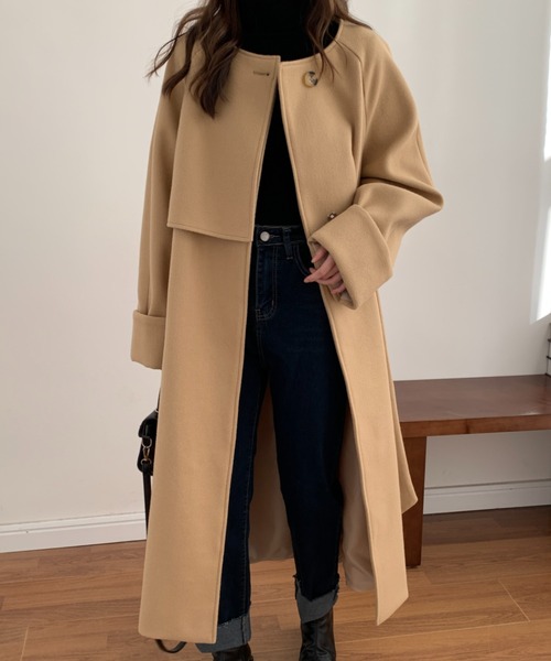 「ABITOKYO」 コート FREE ブルー レディース_画像2