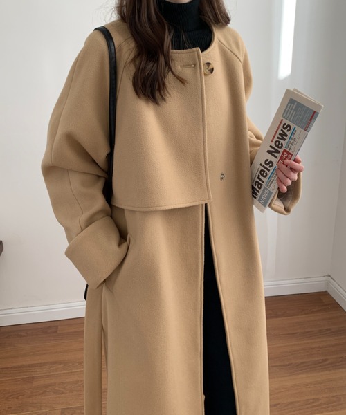 「ABITOKYO」 コート FREE ブルー レディース_画像4