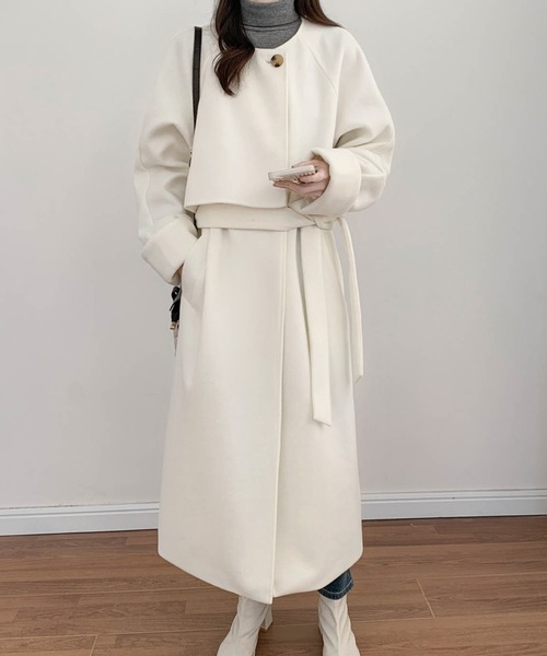 「ABITOKYO」 コート FREE ブルー レディース_画像8