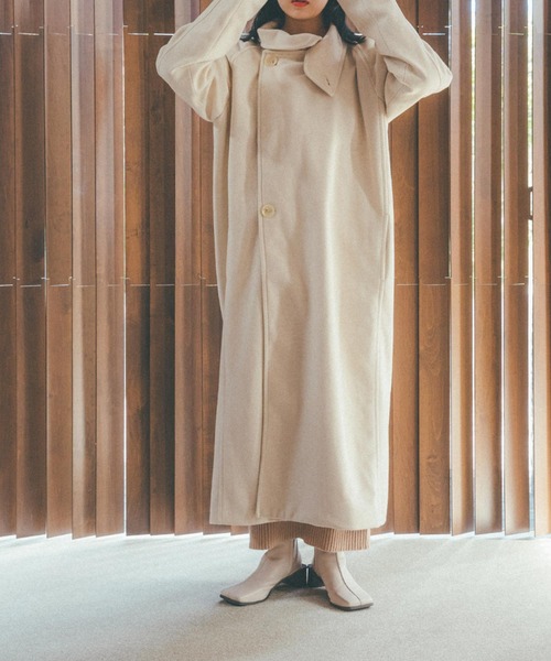 「Isn't She?」 チェスターコート FREE オフホワイト レディース_画像5