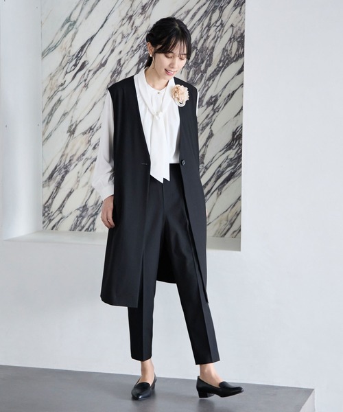 「GLOBAL WORK」 コート FREE アイボリー レディース_画像2