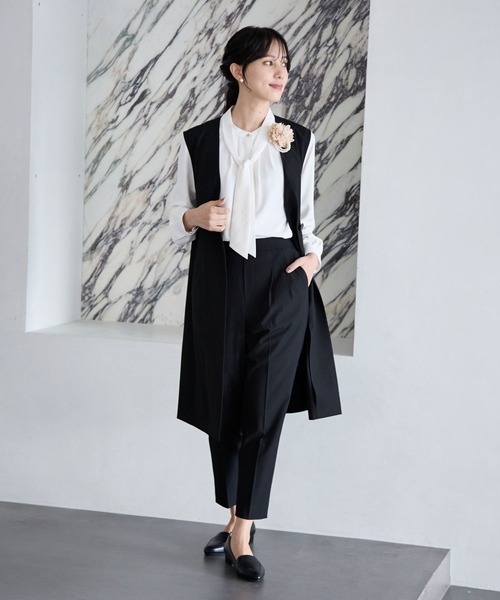 「GLOBAL WORK」 コート FREE アイボリー レディース_画像3