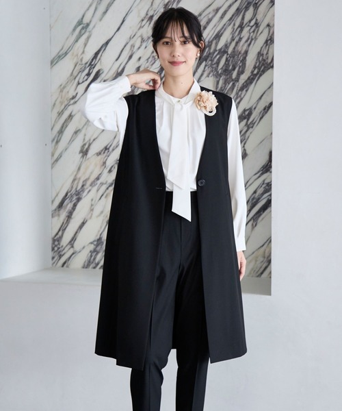 「GLOBAL WORK」 コート FREE アイボリー レディース_画像6