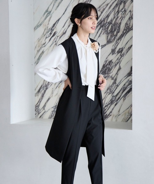 「GLOBAL WORK」 コート FREE アイボリー レディース_画像7