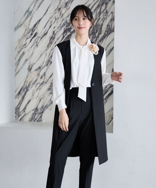 「GLOBAL WORK」 コート FREE アイボリー レディース_画像8