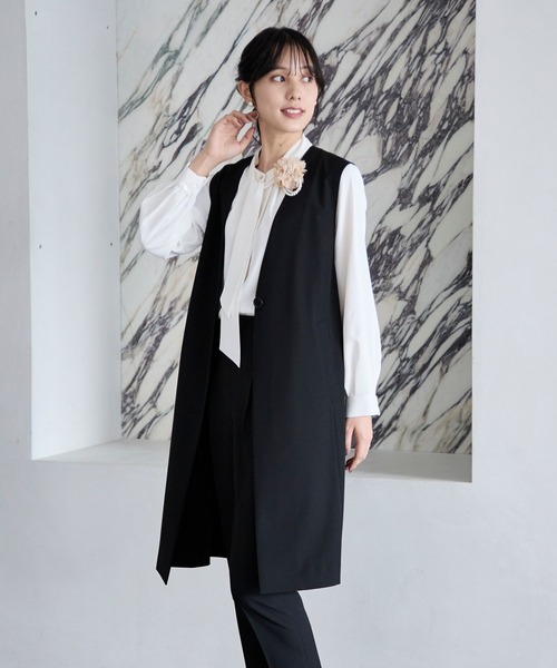 「GLOBAL WORK」 コート FREE アイボリー レディース_画像9