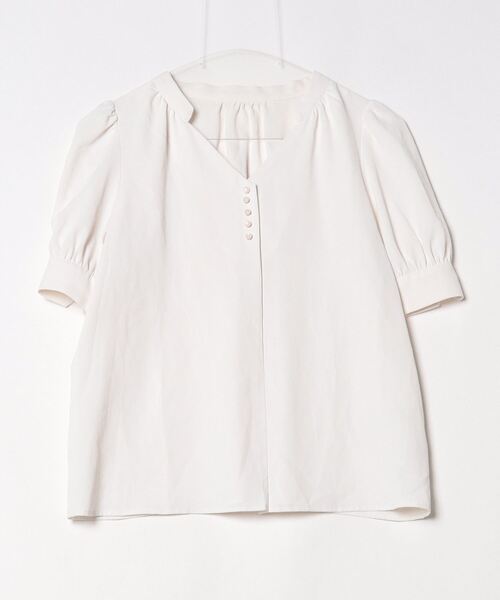 「PROPORTION BODY DRESSING」 半袖ブラウス SMALL ホワイト レディース
