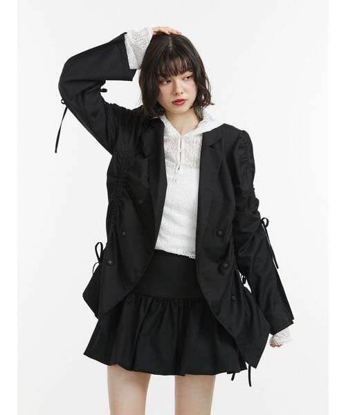 jouetie（ジュエティ） ジャケット テーラードジャケット ギャザー