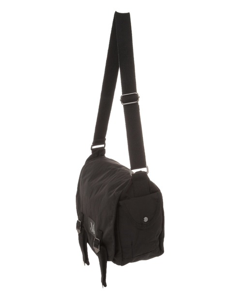 ★MUCENT★ バックルレザーショルダーバッグ MUCENT ショルダーバッグ バッグ MUCENT／ダブルバックルBAG