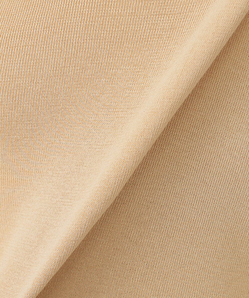 IENA ニット セーター Maison コットンシルクノースリーブ