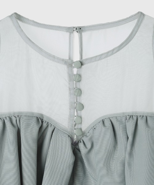 anuans（アニュアンス） ブラウス シャツ スプレッドフレアブラウス