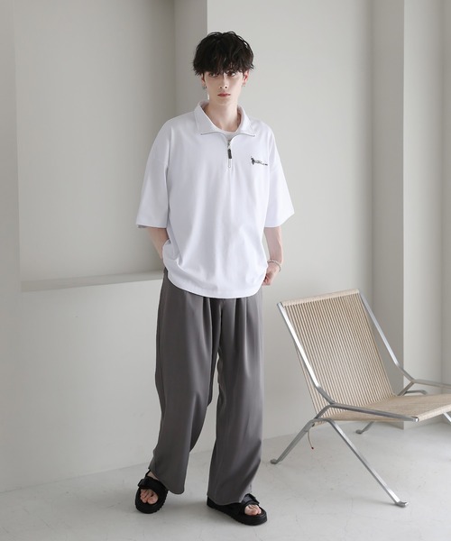 「U.S. POLO ASSN.」 7分袖Tシャツ S ブルー メンズ