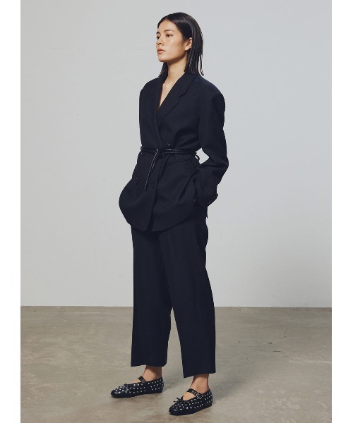 COEL（コエル） ジャケット テーラードジャケット レザーベルト付き