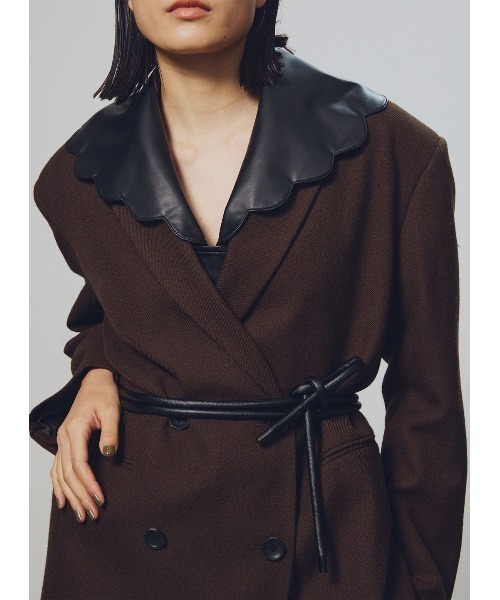 COEL（コエル） ジャケット テーラードジャケット レザーベルト付き