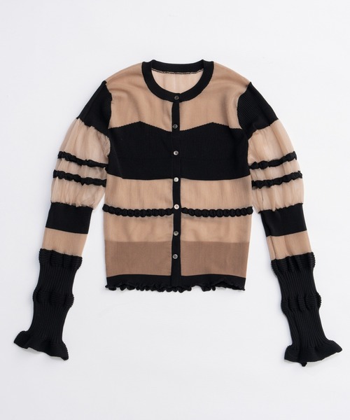 TTT_MSW Border Knit Cardigan カーディガン TTT_MSW Border Knit Cardigan カーディガン