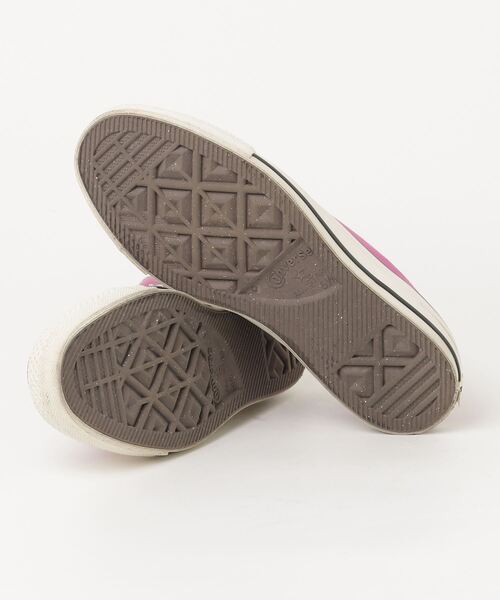 「CONVERSE」 ローカットスニーカー 24.5cm ピンク レディース